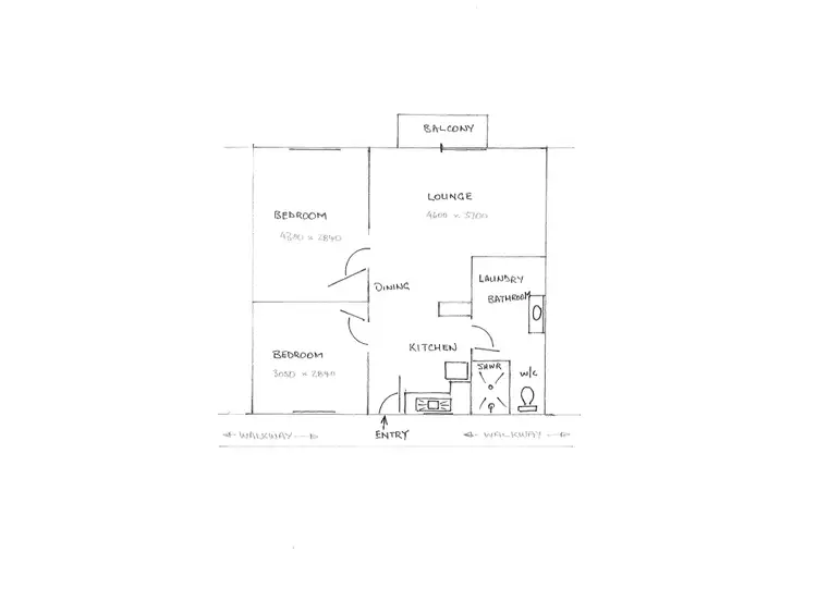 Floorplan of Homely unit listing, 50/2 Brighton Road, Rivervale WA 6103