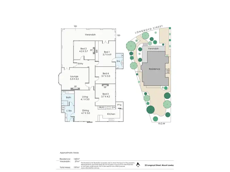 Floorplan of Homely house listing, 22 Longroyd Street, Mount Lawley WA 6050