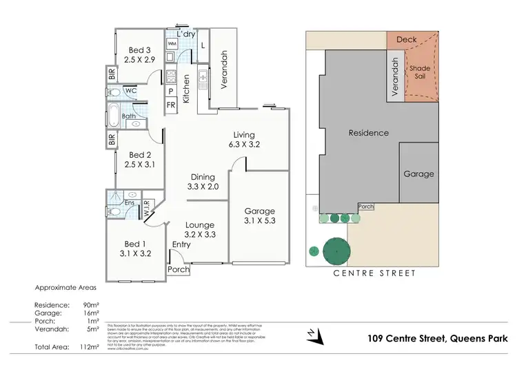 Floorplan of Homely house listing, 109 Centre Street, Queens Park WA 6107