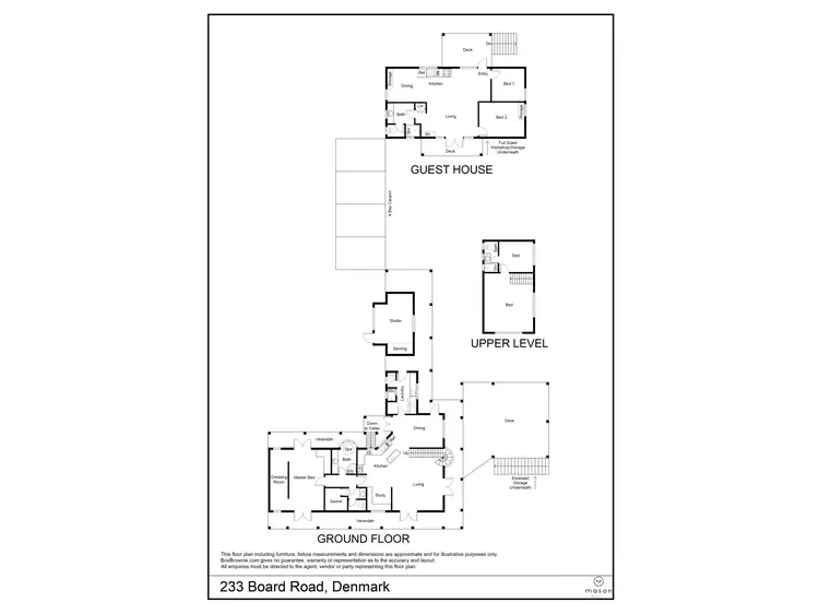 Floorplan of Homely rural property listing, 233 Board Road, Denmark WA 6333