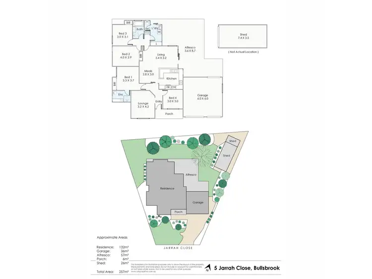 Floorplan of Homely house listing, 5 Jarrah Close, Bullsbrook WA 6084
