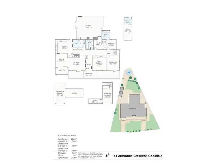 Floorplan of Homely house listing, 41 Armadale Crescent, Coolbinia WA 6050