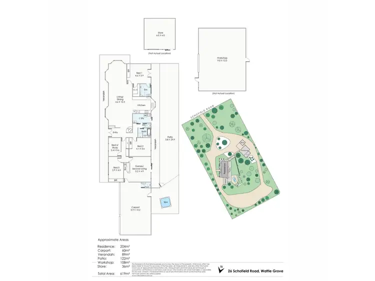 Floorplan of Homely house listing, 26 Schofield Road, Wattle Grove WA 6107