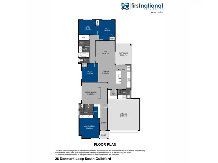 Floorplan of Homely house listing, 26 Denmark Loop, South Guildford WA 6055