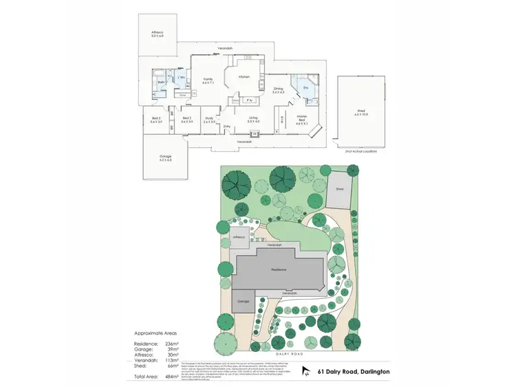 Floorplan of Homely house listing, 61 Dalry Road, Darlington WA 6070