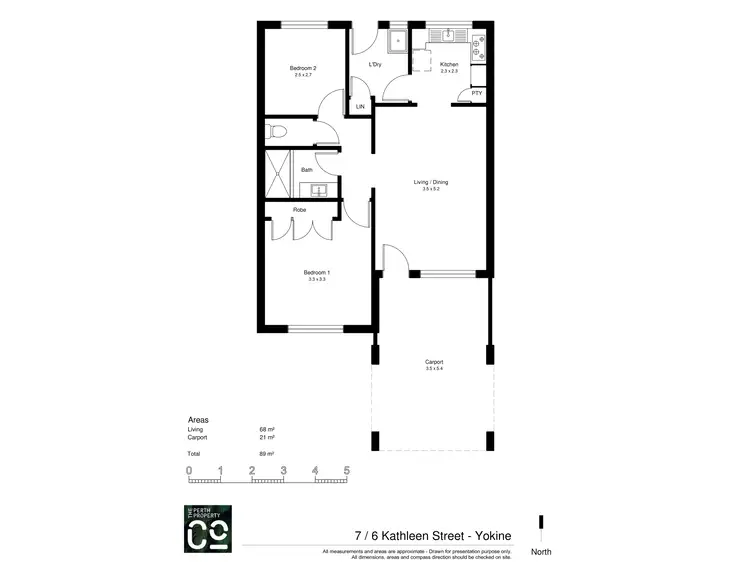 Floorplan of Homely villa listing, 7/6 Kathleen Street, Yokine WA 6060