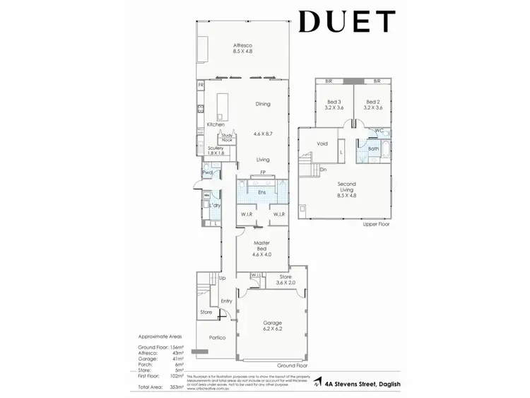 Floorplan of Homely house listing, 4A Stevens Street, Daglish WA 6008