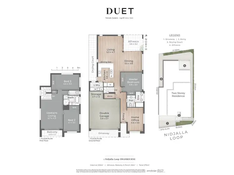 Floorplan of Homely house listing, 1 Nidjalla Loop, Swanbourne WA 6010