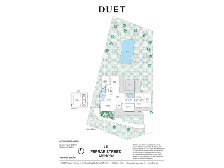 Floorplan of Homely house listing, 20 Ferrar Street, Menora WA 6050