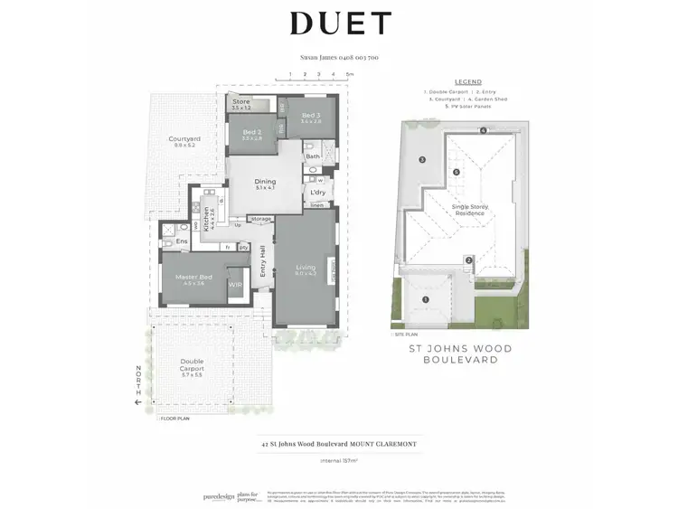 Floorplan of Homely house listing, 42 St Johns Wood Boulevard, Mount Claremont WA 6010