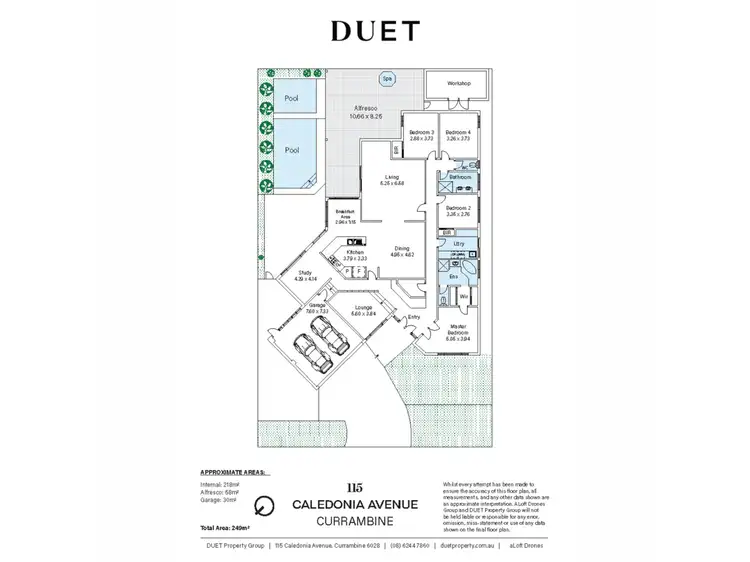 Floorplan of Homely house listing, 115 Caledonia Avenue, Currambine WA 6028