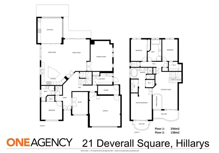 Floorplan of Homely house listing, 21 Deverall Square, Hillarys WA 6025
