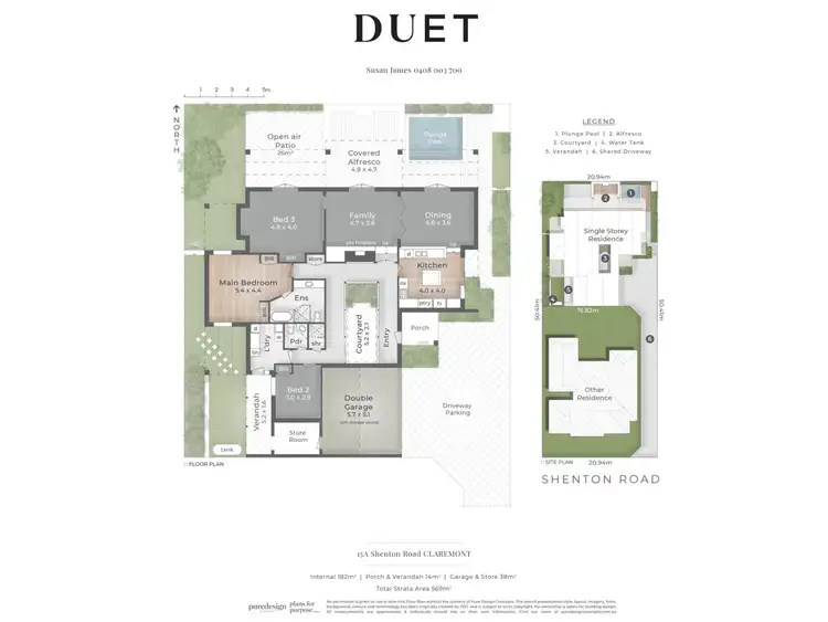 Floorplan of Homely house listing, 15A Shenton Road, Claremont WA 6010