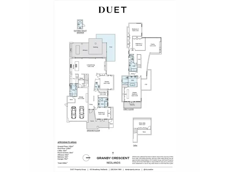 Floorplan of Homely house listing, 7 Granby Crescent, Nedlands WA 6009