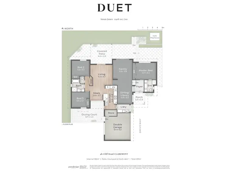 Floorplan of Homely house listing, 4A Cliff Road, Claremont WA 6010