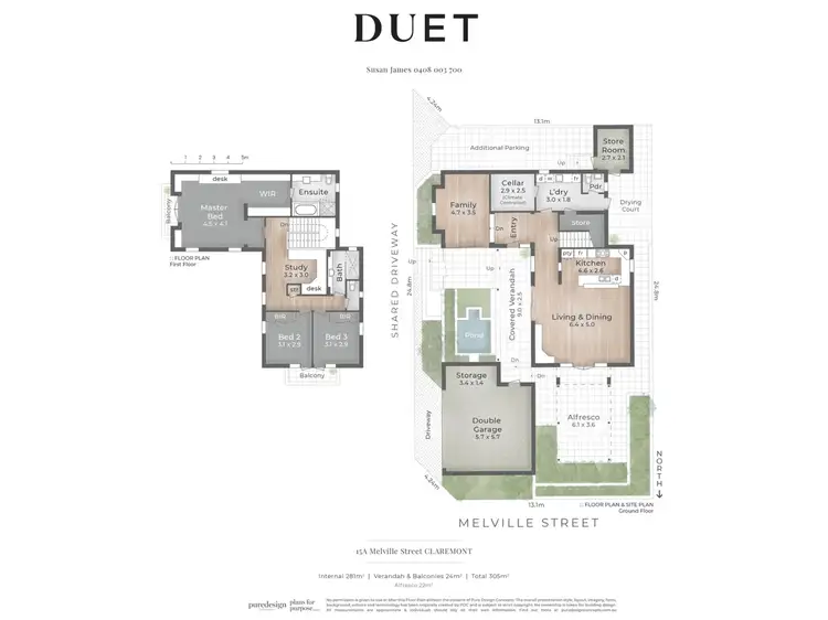 Floorplan of Homely house listing, 15A Melville Street, Claremont WA 6010