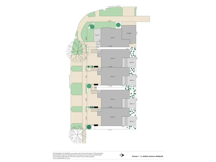 Floorplan of Homely house listing, 13 Jenkins Avenue, Nedlands WA 6009
