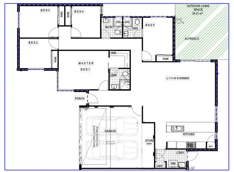 Floorplan of Homely house listing, 43D Alday Street, St James WA 6102
