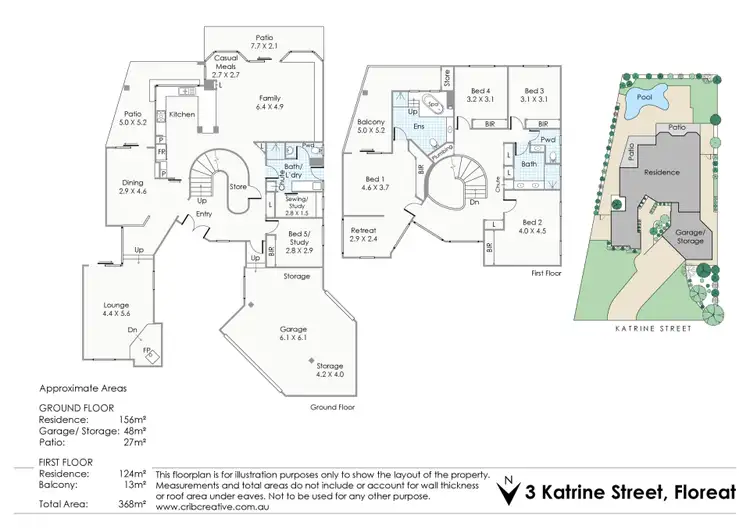 Floorplan of Homely house listing, 3 Katrine Street, Floreat WA 6014