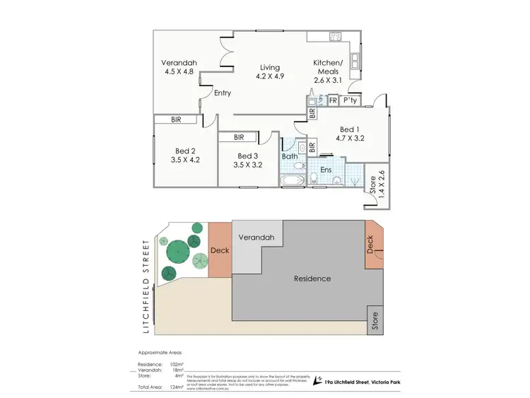 Floorplan of Homely house listing, 19A Lichfield Street, Victoria Park WA 6100