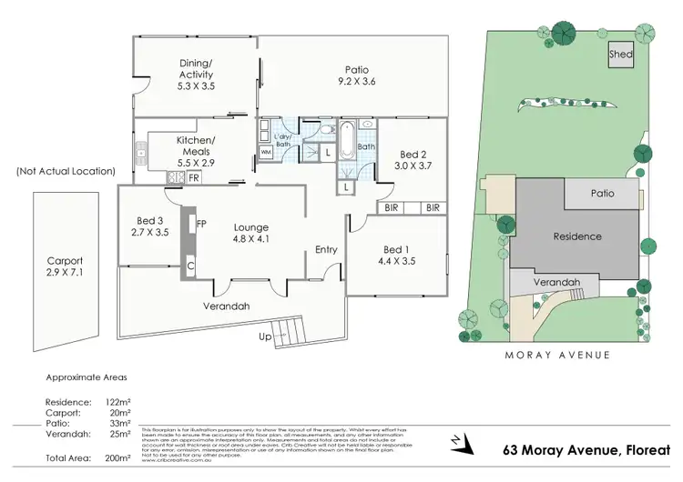 Floorplan of Homely house listing, 63 Moray Avenue, Floreat WA 6014
