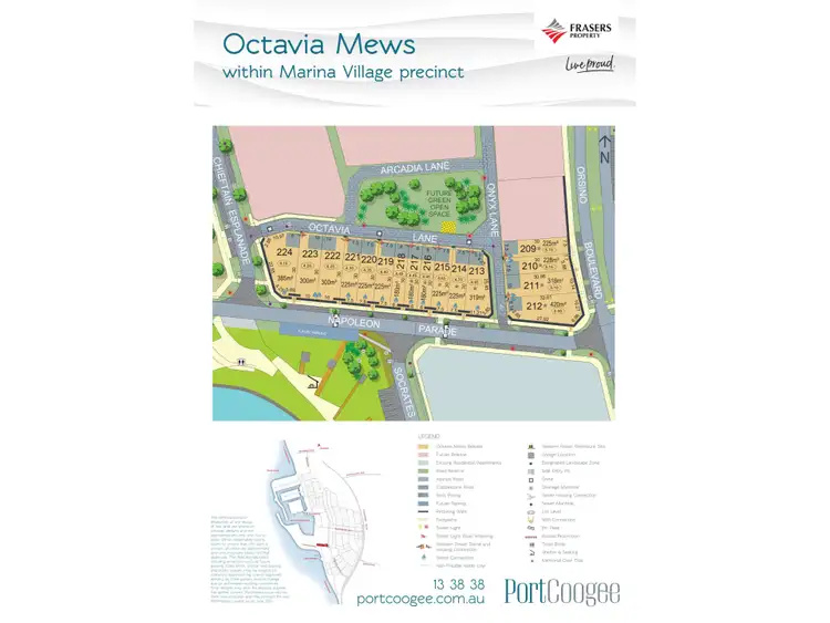 Floorplan of Homely land listing, Lot 211, Octavia Mews, North Coogee WA 6163