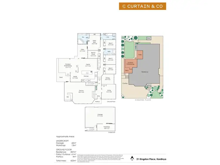 Floorplan of Homely house listing, 21 Kingston Place, Kardinya WA 6163