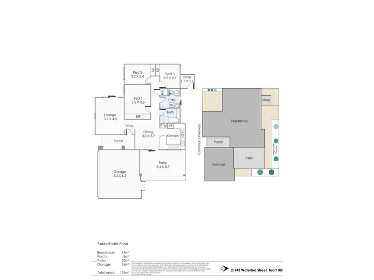 Floorplan of Homely villa listing, 2/143 Waterloo Street, Tuart Hill WA 6060