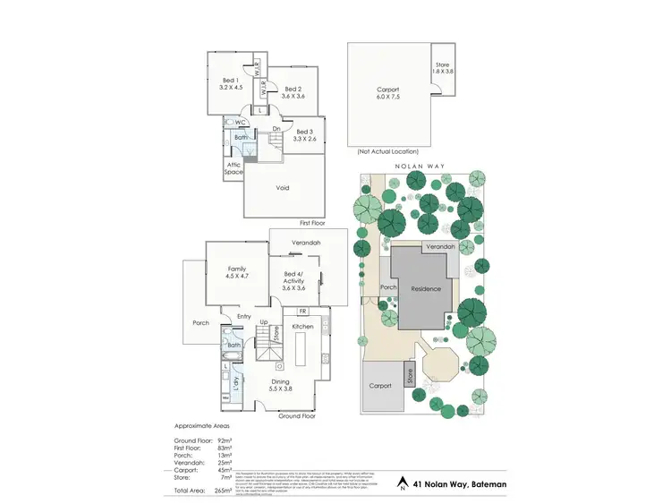 Floorplan of Homely house listing, 41 Nolan, Bateman WA 6150