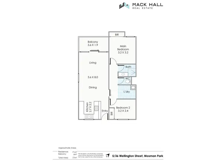 Floorplan of Homely apartment listing, 5/36 Wellington Street, Mosman Park WA 6012