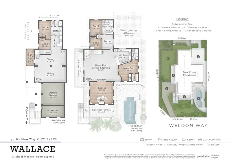 Floorplan of Homely house listing, 30 Weldon Way, City Beach WA 6015
