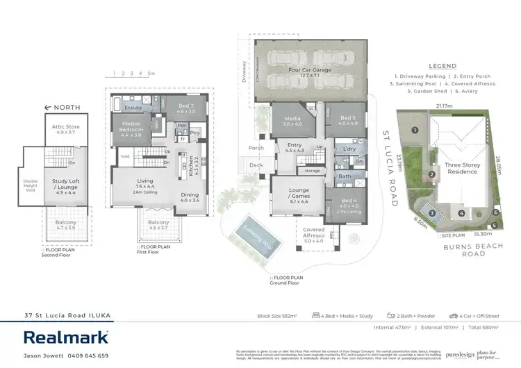 Floorplan of Homely house listing, 37 St Lucia Road, Iluka WA 6028