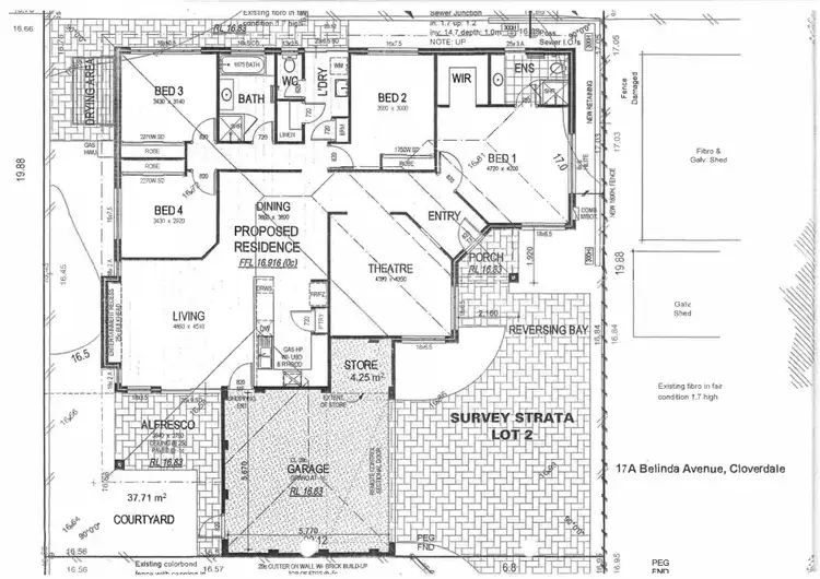 Floorplan of Homely house listing, 17A Belinda Avenue, Cloverdale WA 6105
