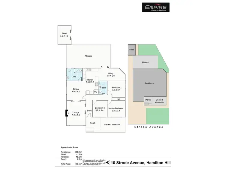 Floorplan of Homely house listing, 10 Strode Avenue, Hamilton Hill WA 6163