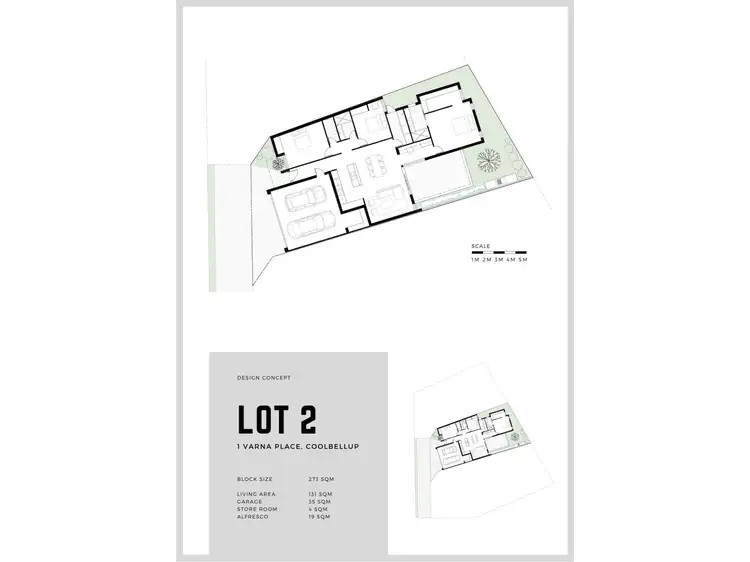 Floorplan of Homely land listing, Lot 2, 1 Varna Place, Coolbellup WA 6163