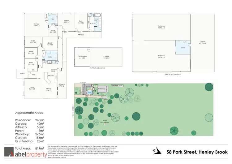 Floorplan of Homely house listing, 58 Park Street, Henley Brook WA 6055