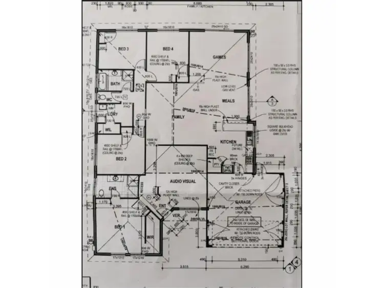 Floorplan of Homely house listing, 6 Flame Tree Loop, Baldivis WA 6171