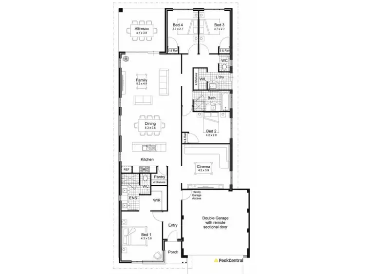 Floorplan of Homely house listing, 7 Strathmore Close, Baldivis WA 6171