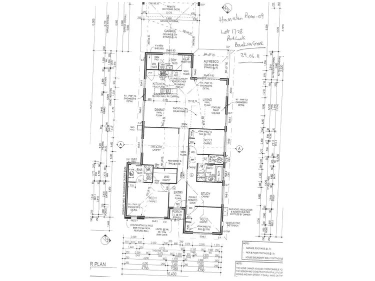 Floorplan of Homely house listing, 4 Pod Link, Banksia Grove WA 6031