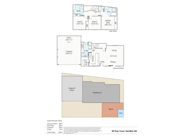 Floorplan of Homely house listing, 5B Gray Court, Hamilton Hill WA 6163