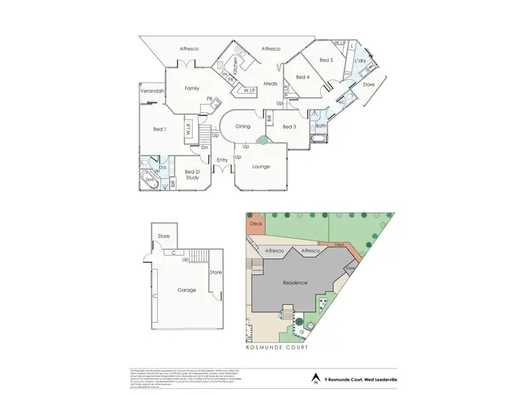 Floorplan of Homely house listing, 9 Rosmunde Court, West Leederville WA 6007