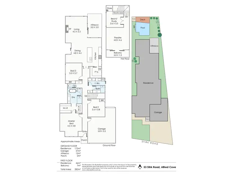 Floorplan of Homely house listing, 53 Stirk Road, Alfred Cove WA 6154