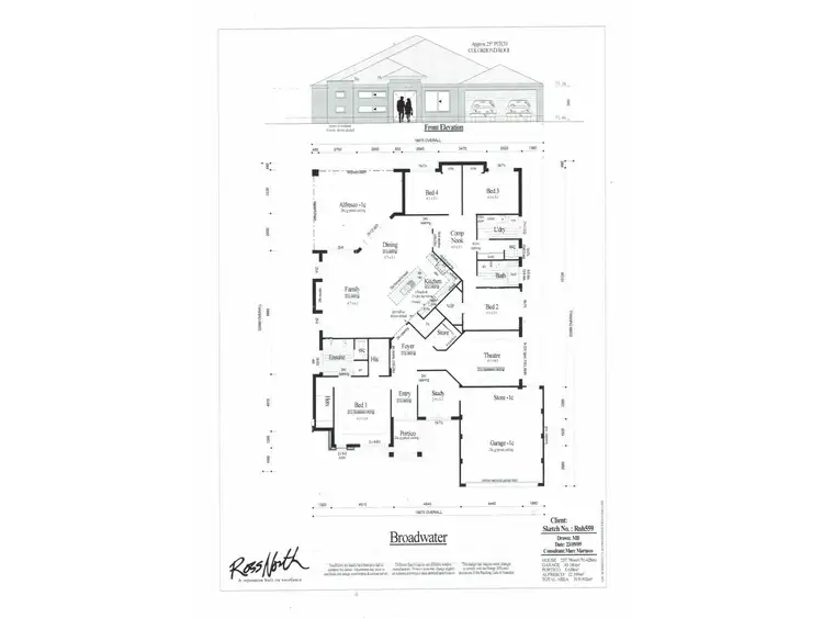 Floorplan of Homely house listing, 10 Spitfire Avenue, Burns Beach WA 6028