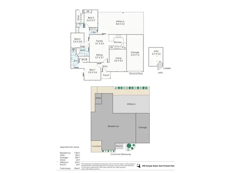 Floorplan of Homely house listing, 39B Temple Street, Victoria Park WA 6100