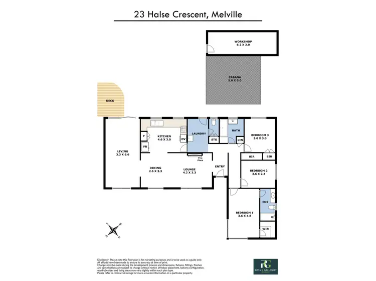 Floorplan of Homely house listing, 23A Halse Crescent, Melville WA 6156