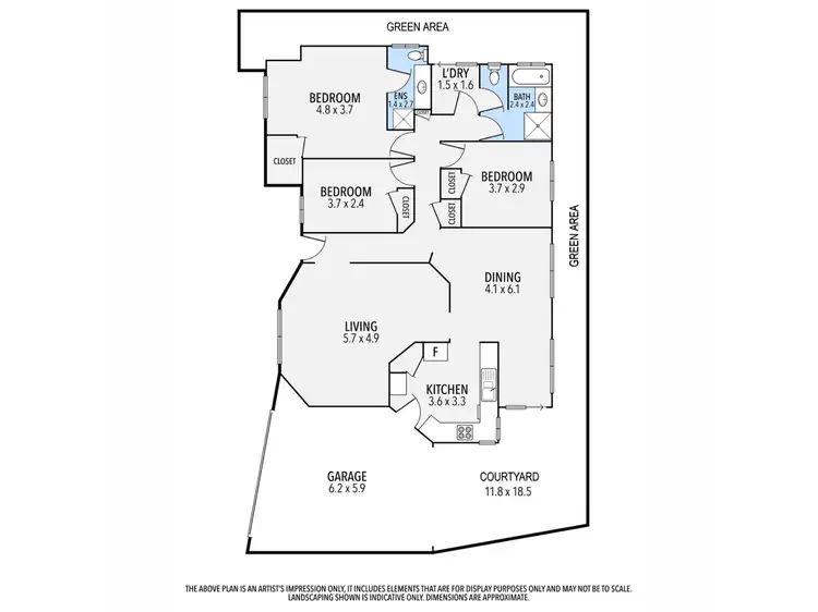 Floorplan of Homely house listing, 176B Forest Lakes Drive, Thornlie WA 6108