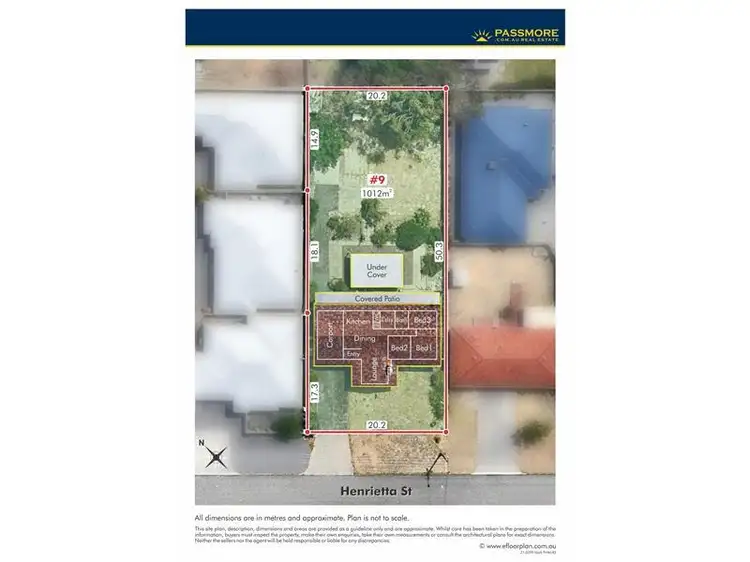 Floorplan of Homely house listing, 9 Henrietta Street, Bayswater WA 6053