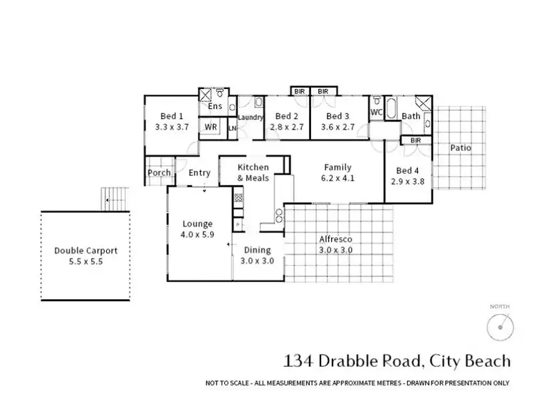 Floorplan of Homely house listing, 134 Drabble Road, City Beach WA 6015