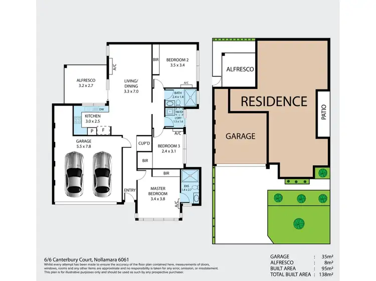 Floorplan of Homely house listing, 6/6 Canterbury Court, Nollamara WA 6061