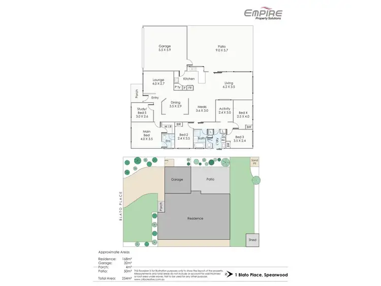 Floorplan of Homely house listing, 1 Blato Place, Spearwood WA 6163